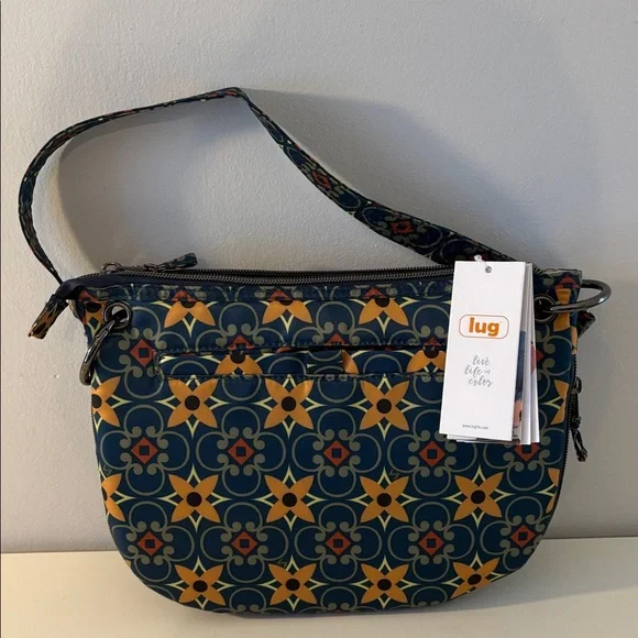 Lug Swivel Crossbody Tiles Teal NWT - Picture 3 of 6